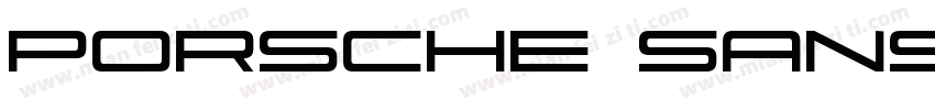 Porsche Sans字体转换